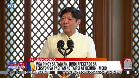 Mga Pinoy sa Taiwan , hindi apektado sa tensyon sa pagitan ng Taipei at Beijing —MECO