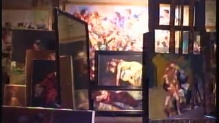 Robert Oscar Lenkiewicz Artist .The Barbican Studio 1993