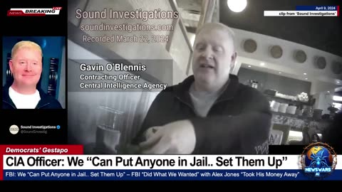 Breaking Undercover Video -- CIA / Former FBI Officer: We “Can Put Anyone in Jail.. Set Them Up”