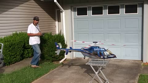 Big Rc Helicopter Landing