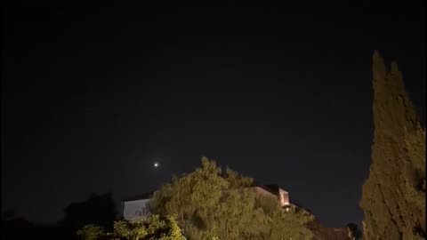 Israel intercepts drones in Jerusalem amid Iran attack _ Raw video