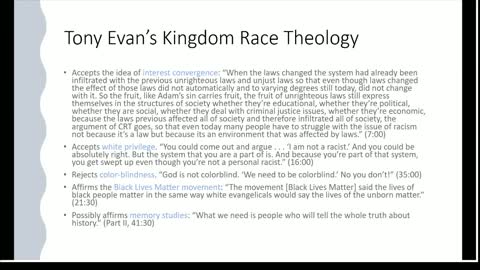 Tony Evan's "Kingdom Race Theology" Won't Bridge the Divide