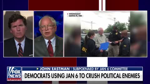John Eastman joins Tucker Carlson to talk about having his phone seized by federal agents