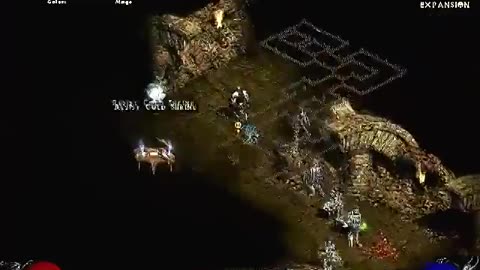 Killing Radament (Diablo 2 test footage)