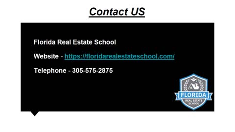 Be the best Realtor with the best Florida Real Estate school
