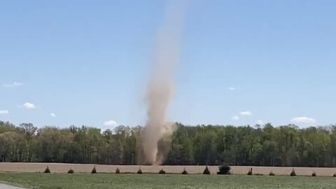 Dust Devil in Farmer's Field