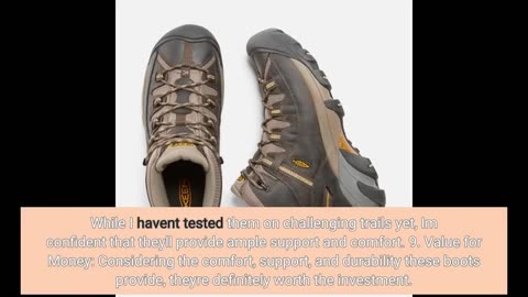 Honest Comments: KEEN Men's Circadia Mid Height Comfortable Waterproof Hiking Boots