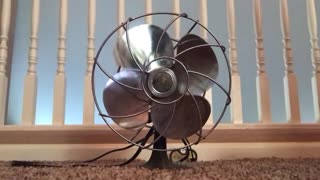 Unknown year Vintage 8” Montgomery Ward desk fan.