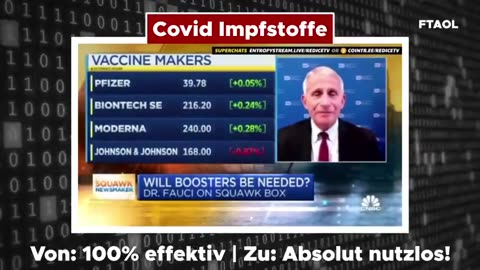 Vax efficacy - The Fauci lies!! From 100% to Zero Countdown