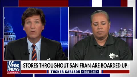 San Francisco Police Department member tells Tucker they are fed up