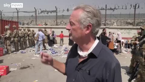 Chaos at Kabul international airport, Afghanistan