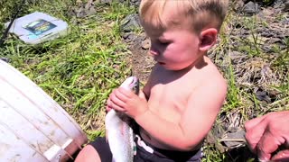 Bank Fishing Willow Lake Oregon For Trout and Perch