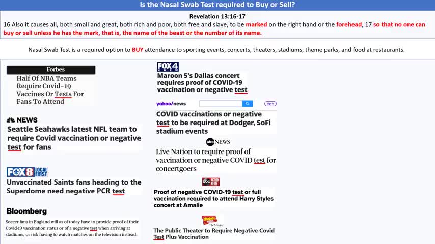 PCR NASAL SWAB DEATH