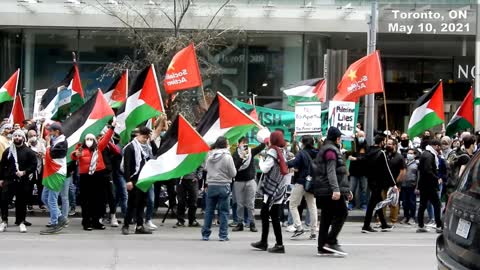 Toronto protest: “Viva intifada; We'll sacrifice our soul, blood for Al-Aqsa Mosque”