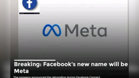 Facebook changing the company name