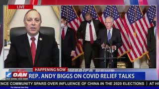 Congressman Biggs joins OAN to discuss his letter to POTUS requesting a veto on FY21 Spending Bill