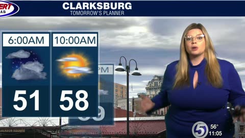 Kayla Smith's weather forecast (9/22/23) Busty BBW blonde weather girl