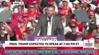 WATCH: Eric Trump Remarks During Trump Rally in Doral, Florida - 7/9/24