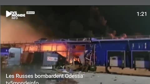 Les Russes bombardent Odessa