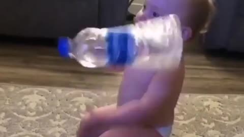 baby bottle stunt