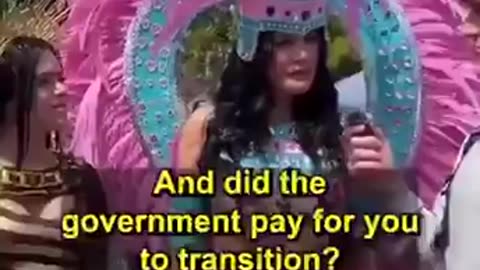 DICKLESS ILLEGAL TRANS INVADER FROM VENEZUELA SAY'S US GOVERNMENT PAID FOR HIS PLASTIC SURGERY.😠🔥