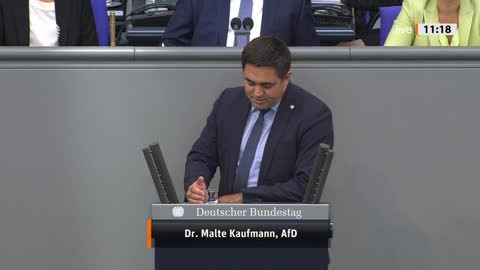 Dr. Malte Kaufmann Rede vom 23.09.2022 - Energiepolitische Perspektive für Bürger und Unternehmen