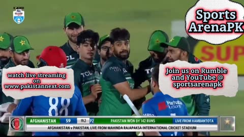 Pak vs Afg 1st ODI second Innings Highlights