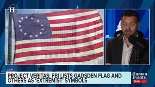 Jack Posobiec on LEAKED FBI documents sent from a whistleblower to Project Veritas which reveal "extremist" symbols including the Gadsden Flag