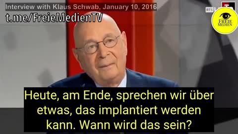 🌐 Klaus Schwab-Mikrochips in Kleidung, dann in Gehirn und Haut‼️