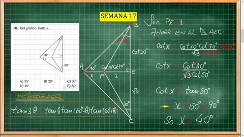 ANUAL VALLEJO 2023 | REFORZAMIENTO 05 | TRIGONOMETRÍA PRÁCTICA