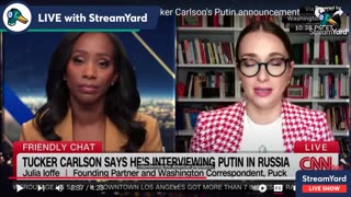 CNN in full PANIC mode as Putin accepts INTERVIEW from Tucker but not them. (Live Reaction)