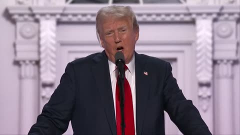 Former President Donald Trump addresses 2024 RNC