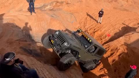 Powerful Mountain Jeep