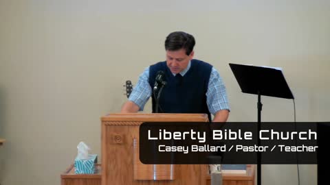 Liberty Bible Church / Levi's Salvation / Luke 5:27-32