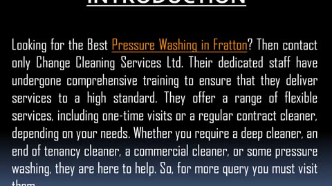 The Best Pressure Washing in Fratton