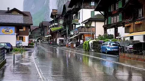 Love rain ❤️ 📍LAUTERBRUNNEN🇨🇭