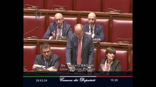 🔴Interrogazione a risposta immediata, On. Alberto Bagnai al Ministro Giorgetti: la #webtax (20.3.24)