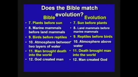 Everything about the evolution theory is backwards to the bible