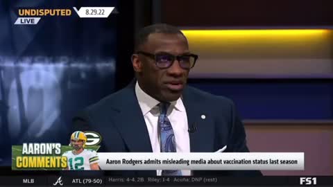 Shannon Sharpe calls Aaron Rodgers a “prick” and a “horrible person” because he didn’t get the vaccine
