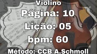 Página: 10 Lição: 05 - Violino [60 bpm]