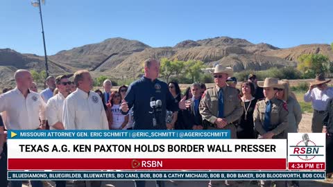 Missouri Attorney General Eric Schmitt's Full Remarks at the US-Mexico Border 10/21/21