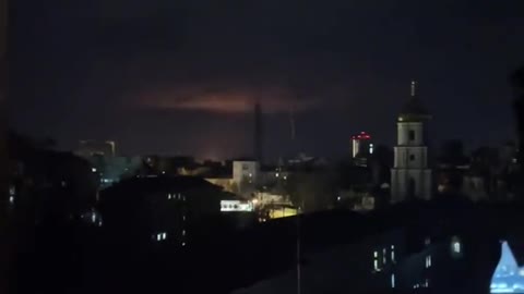 Ukraine_ Strong explosion southwest of Kiev tonight