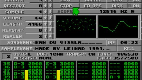 Amiga and Atari ST Protracker Music Mods - Kan Du Vissla