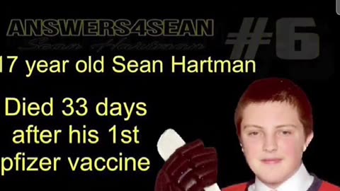 Justice for Sean! Killed by Pfizer age 17 🤬