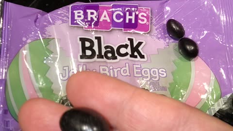 Eating Brach's Black Jelly Bird Eggs, Dbn, MI, 2/27/24