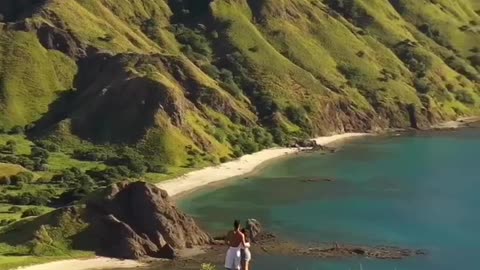 The picturesque island of Padar is the pearl of Indonesia