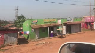Ugandan Typical Roadside views