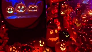 Homeowner's Stunning Halloween Display