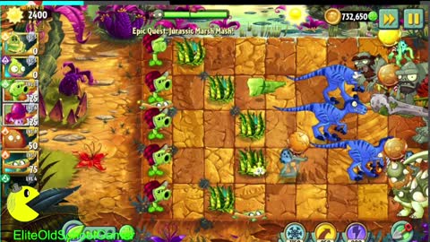 Plants vs Zombies 2 - Epic Adventure Quest - Jurassic Marsh Mash - May 2022