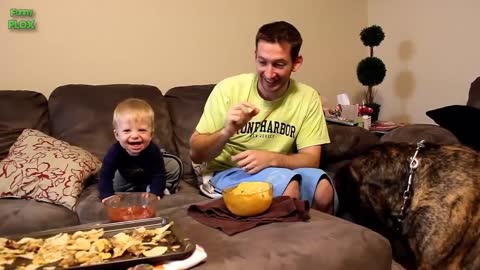 Funny Babies Laughing Hysterically at Dogs Compilation